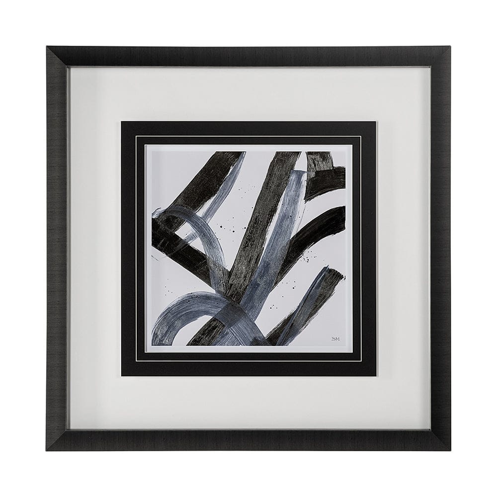 Mercana - Low Storm I by Mercana Studio a Hand Embellished Textured Framed Art Print Matted under Glass - 12982 view 1