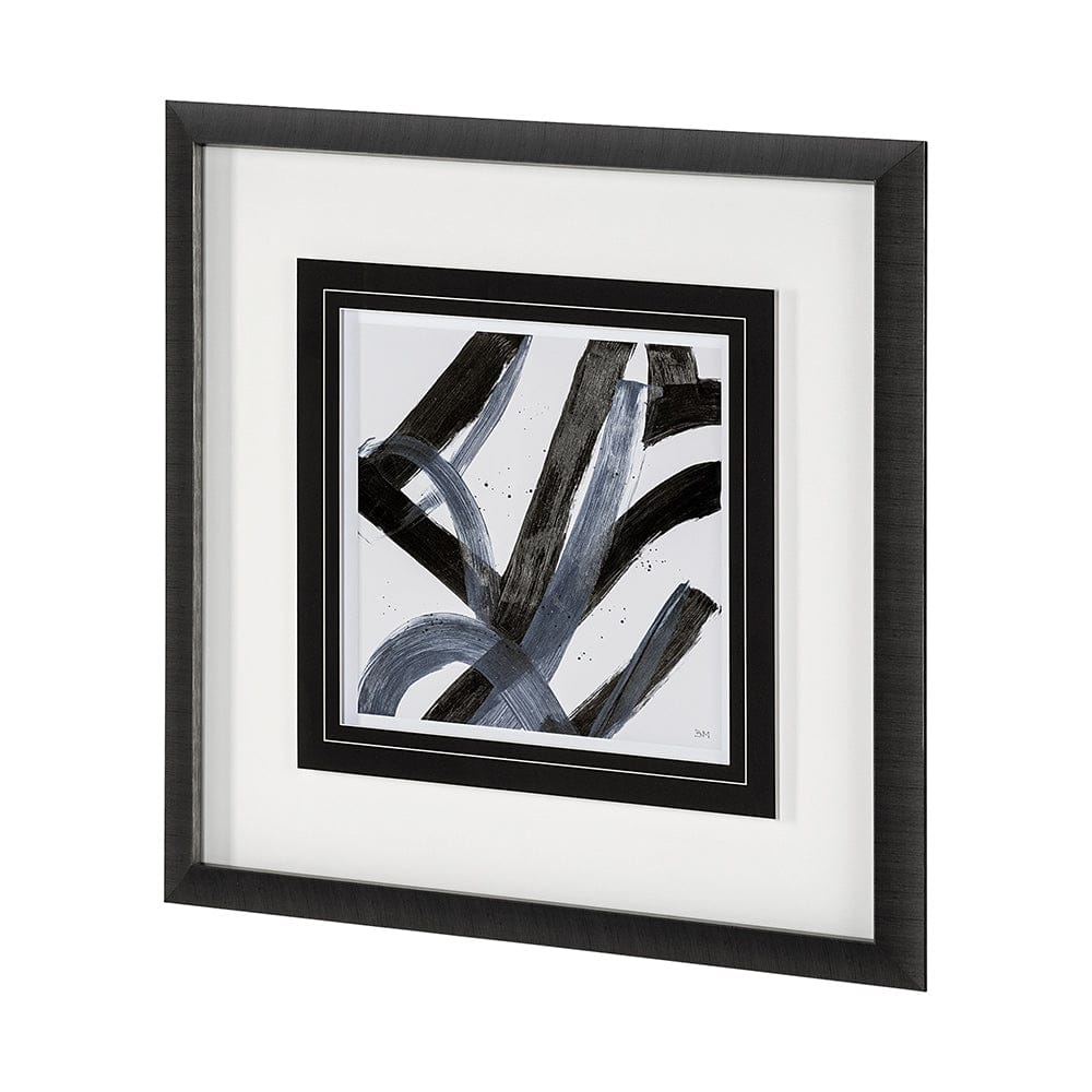 Mercana - Low Storm I by Mercana Studio a Hand Embellished Textured Framed Art Print Matted under Glass - 12982 view 2