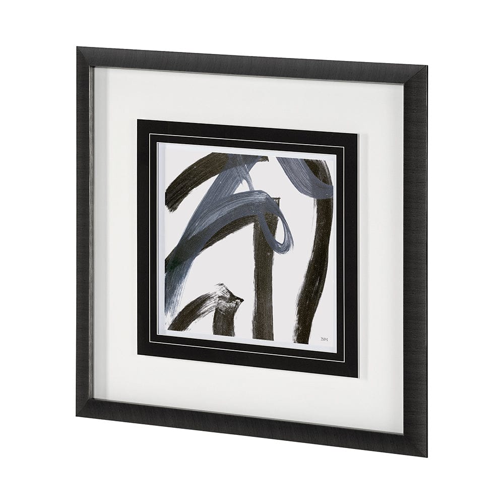 Mercana - Low Storm II by Mercana Studio a Hand Embellished Textured Framed Art Print Matted under Glass - 12983 view 2