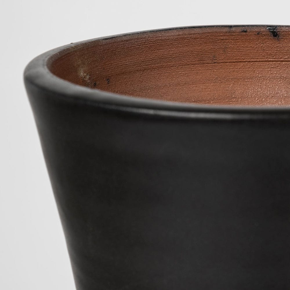 Mercana - Luanda Small Black/White Large Ceramic Vase - 68102 view 4