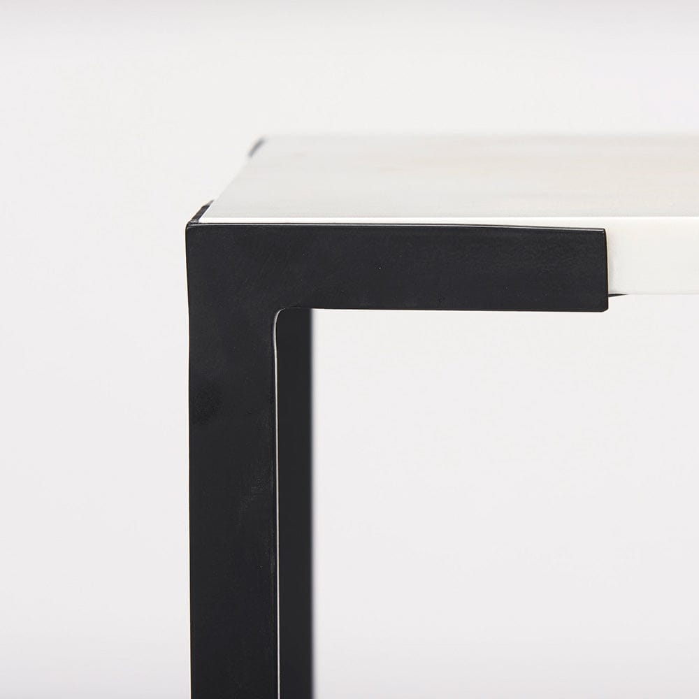 Mercana - Lucas III 15L x 15W; 12L x 12W White Marble W/Black Iron Frame Accent Tables (Set of 2) - 68240 view 11