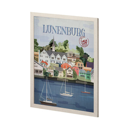 Mercana - Lunenburg Go Canada L by Mercana Studio a Hand Embellished Decograph Framed Art Print - 13790 view 2
