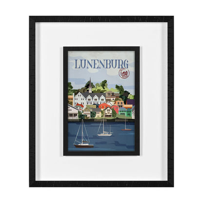 Mercana - Lunenburg Go Canada M by Mercana Studio a Framed Art Print Matted under Glass - 13780 view 1