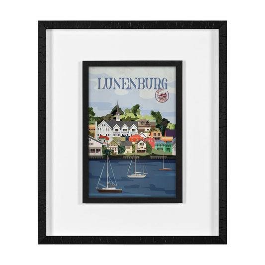 Mercana - Lunenburg Go Canada M by Mercana Studio a Framed Art Print Matted under Glass - 13780 view 1