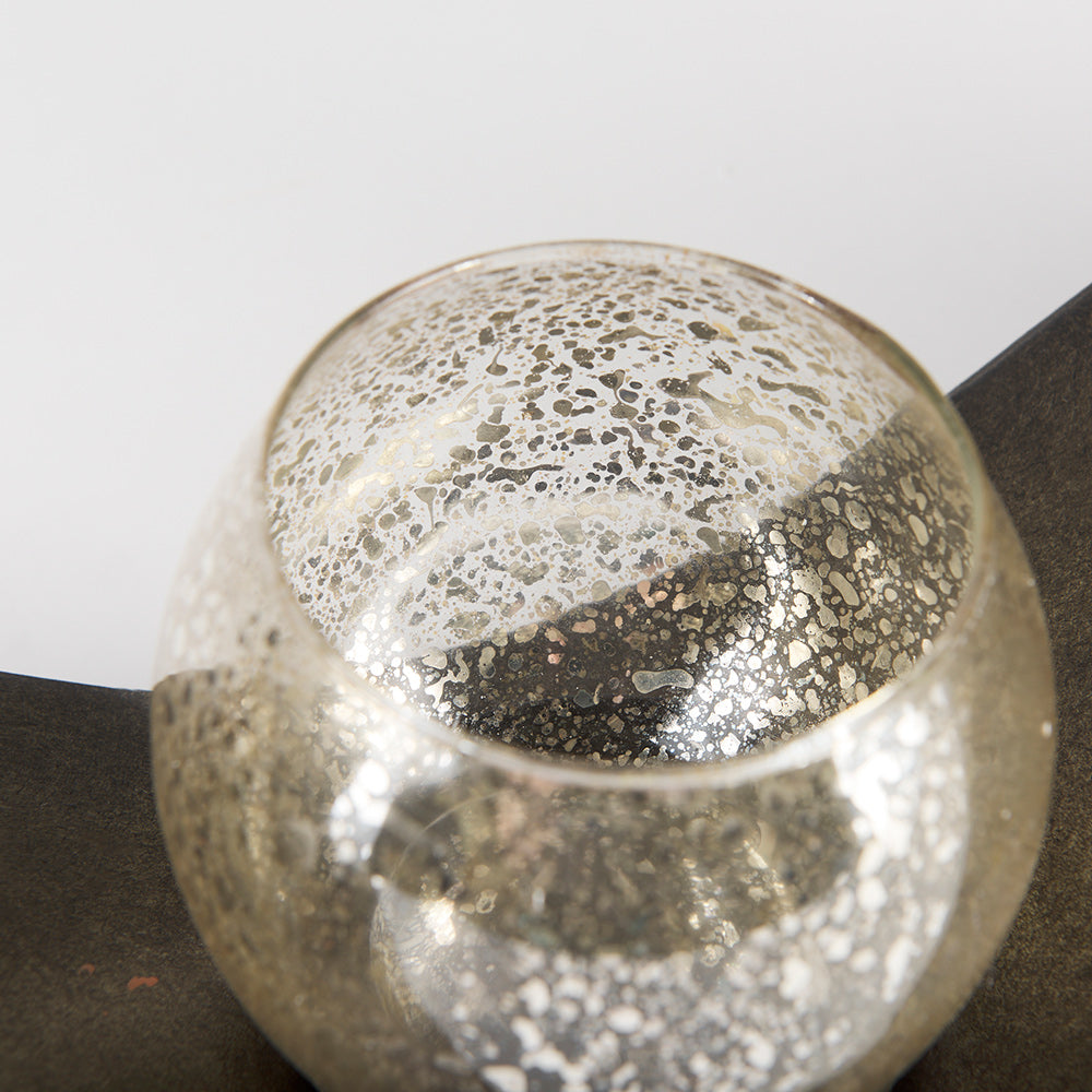 Mercana - Lux Copper Metal Five Hurricane Glass Holder Table Candle Holder - 53060_CLOSEOUT view 6