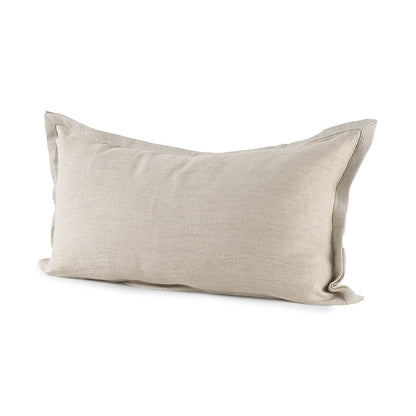 Mercana - Mae 14L x 26W Beige Fabric Decorative Pillow Cover - 69444 view 1