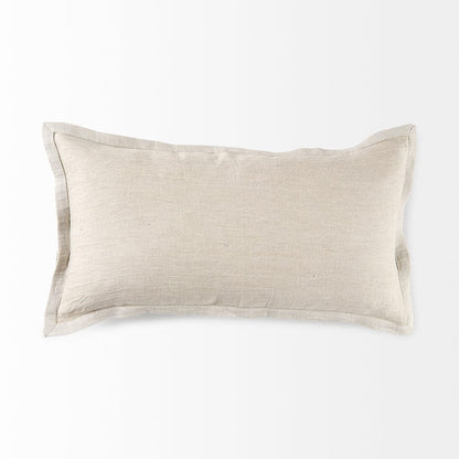 Mercana - Mae 14L x 26W Beige Fabric Decorative Pillow Cover - 69444 view 5