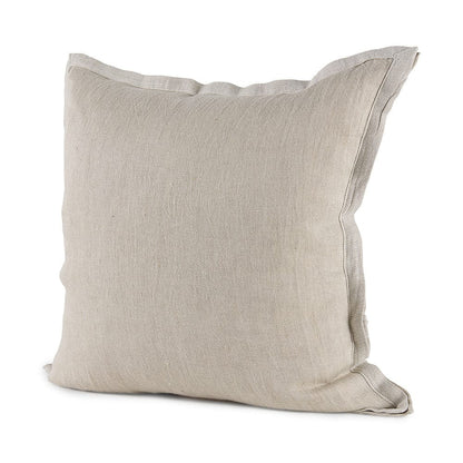 Mercana - Mae 20L x 20W Beige Fabric Decorative Pillow Cover - 69445 view 1