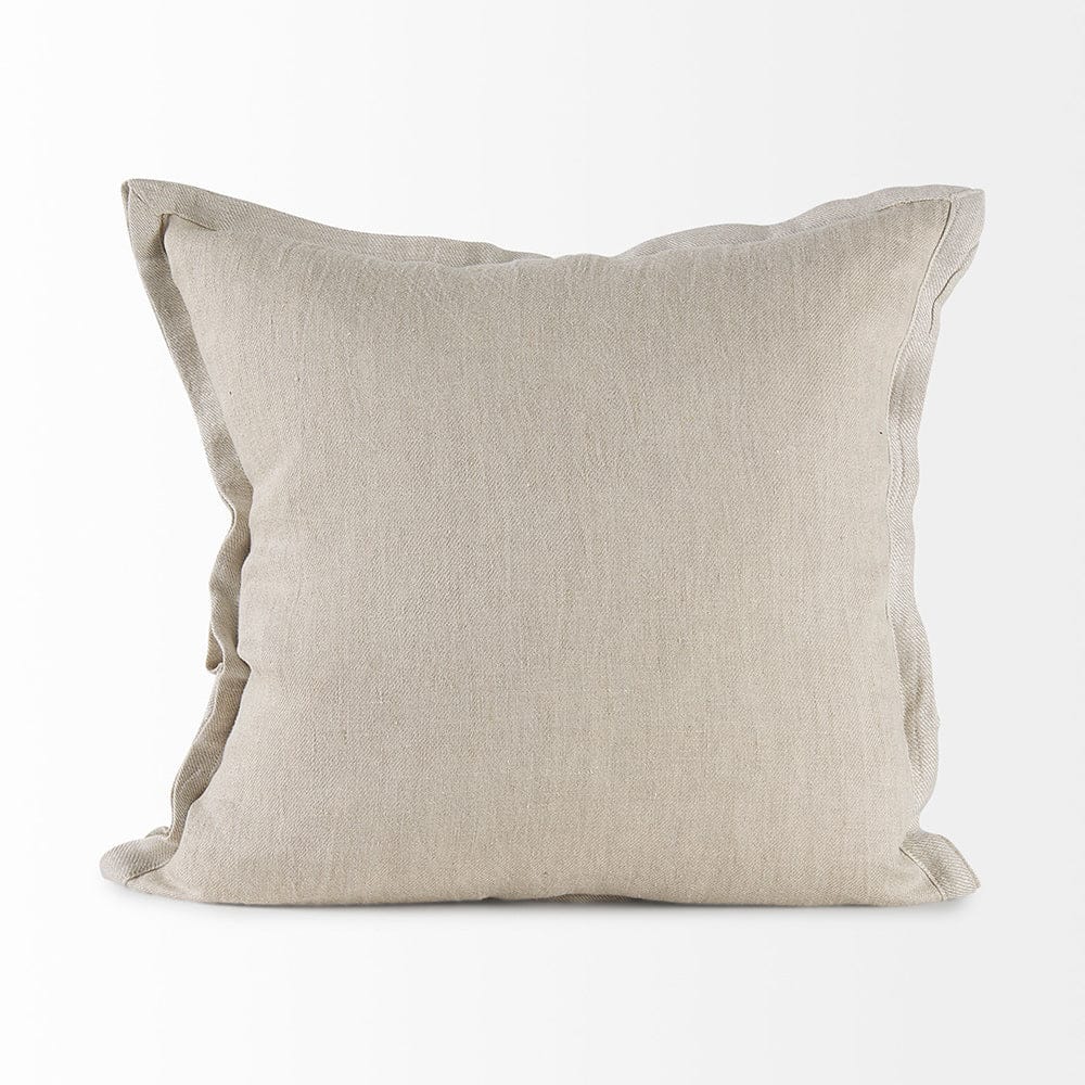 Mercana - Mae 20L x 20W Beige Fabric Decorative Pillow Cover - 69445 view 2