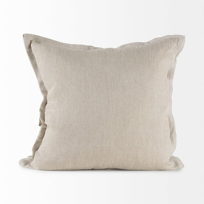 Mercana - Mae 20L x 20W Beige Fabric Decorative Pillow Cover - 69445 view 2