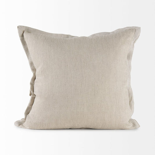 Mercana - Mae 20L x 20W Beige Fabric Decorative Pillow Cover - 69445 view 2