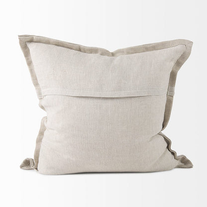 Mercana - Mae 20L x 20W Beige Fabric Decorative Pillow Cover - 69445 view 4