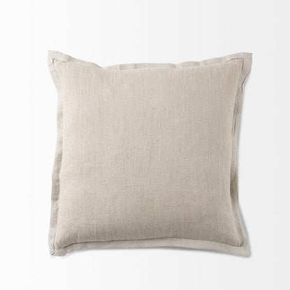Mercana - Mae 20L x 20W Beige Fabric Decorative Pillow Cover - 69445 view 5