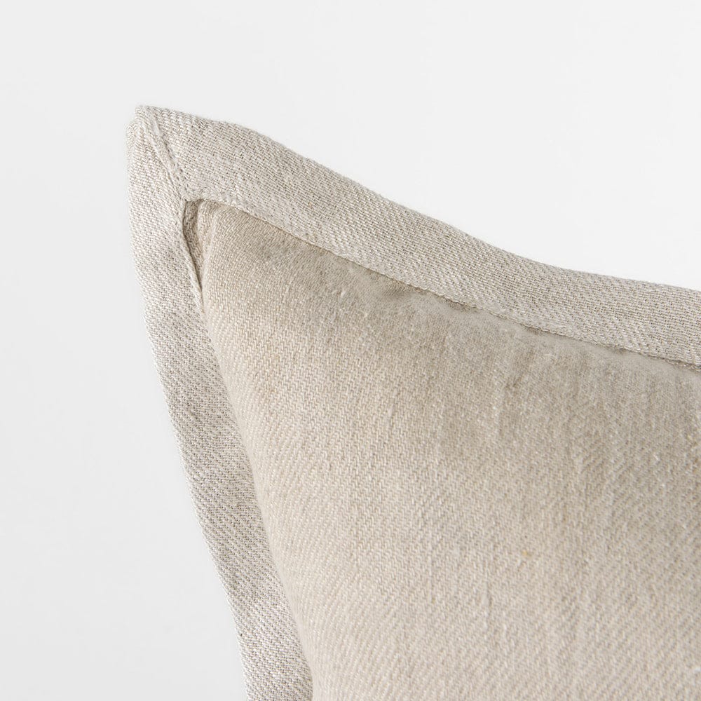 Mercana - Mae 20L x 20W Beige Fabric Decorative Pillow Cover - 69445 view 6