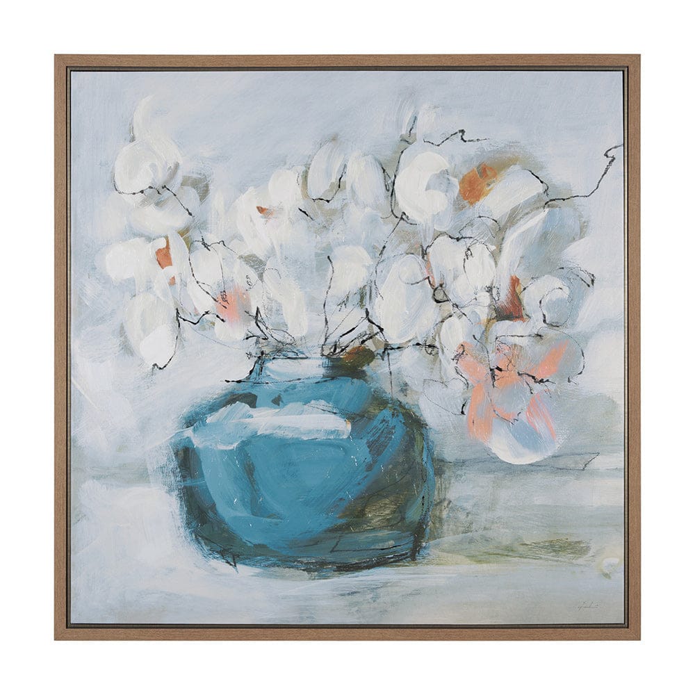 Mercana - Magnolia Bouquet by Mercana Studio a Hand Embellished Textured Framed Canvas - 102649-FL view 1