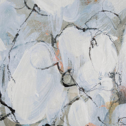 Mercana - Magnolia Bouquet by Mercana Studio a Hand Embellished Textured Framed Canvas - 102649-FL view 7