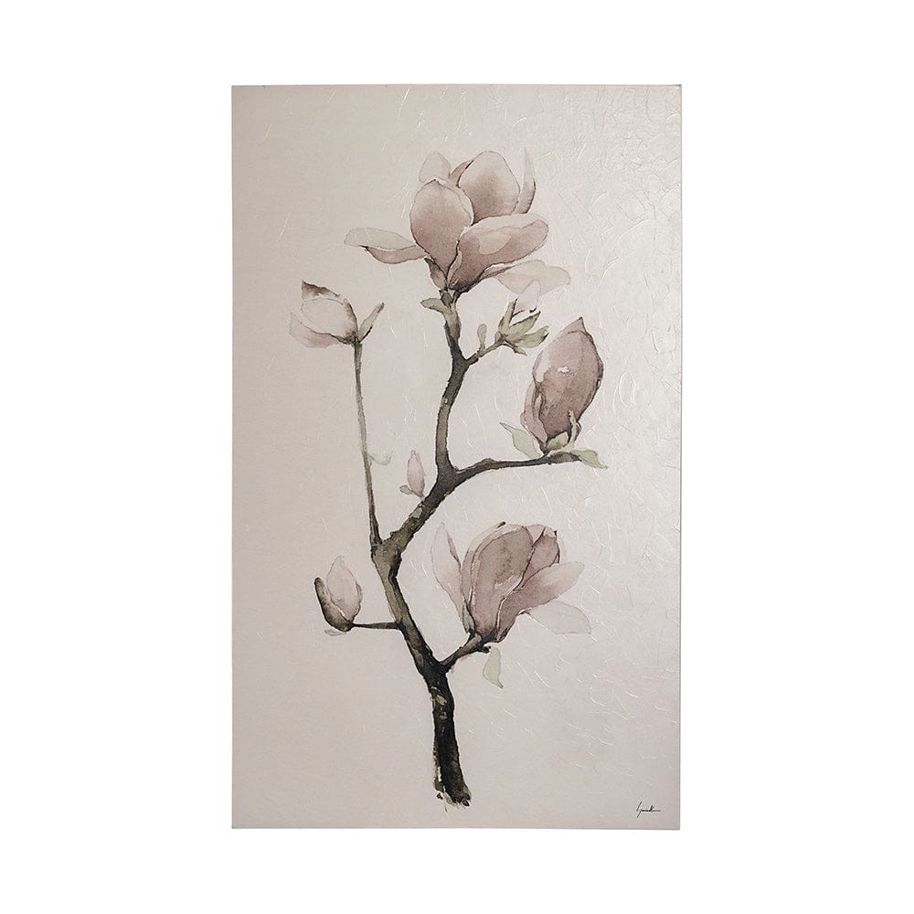 Mercana - Magnolia I by Gabrielle Campbell a Hand Embellished Textured Canvas - 101620-L view 1