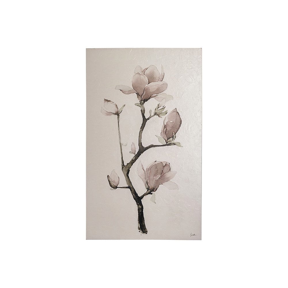 Mercana - Magnolia I by Gabrielle Campbell a Hand Embellished Textured Canvas - 101620-S view 1