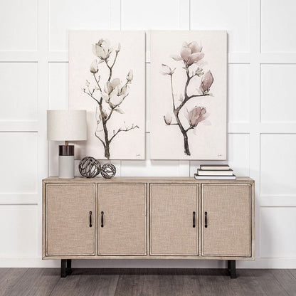 Mercana - Magnolia I by Gabrielle Campbell a Hand Embellished Textured Canvas - 101620-S view 2