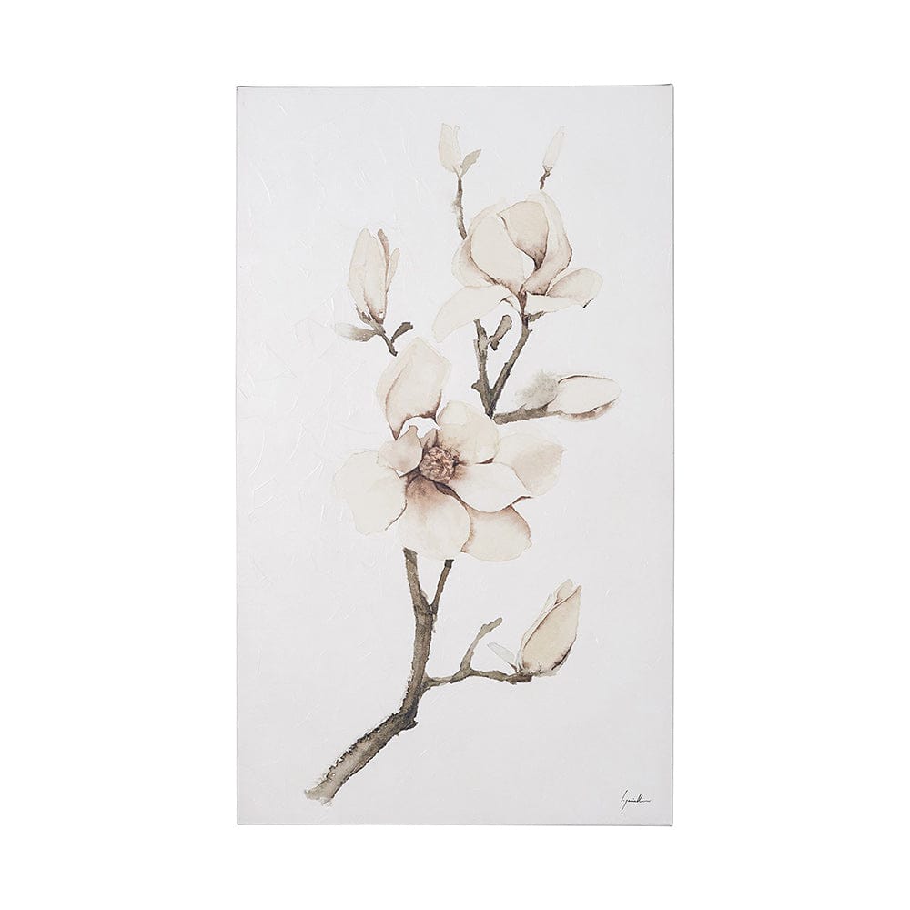 Mercana - Magnolia III by Gabrielle Campbell a Hand Embellished Textured Canvas - 101622-L view 1