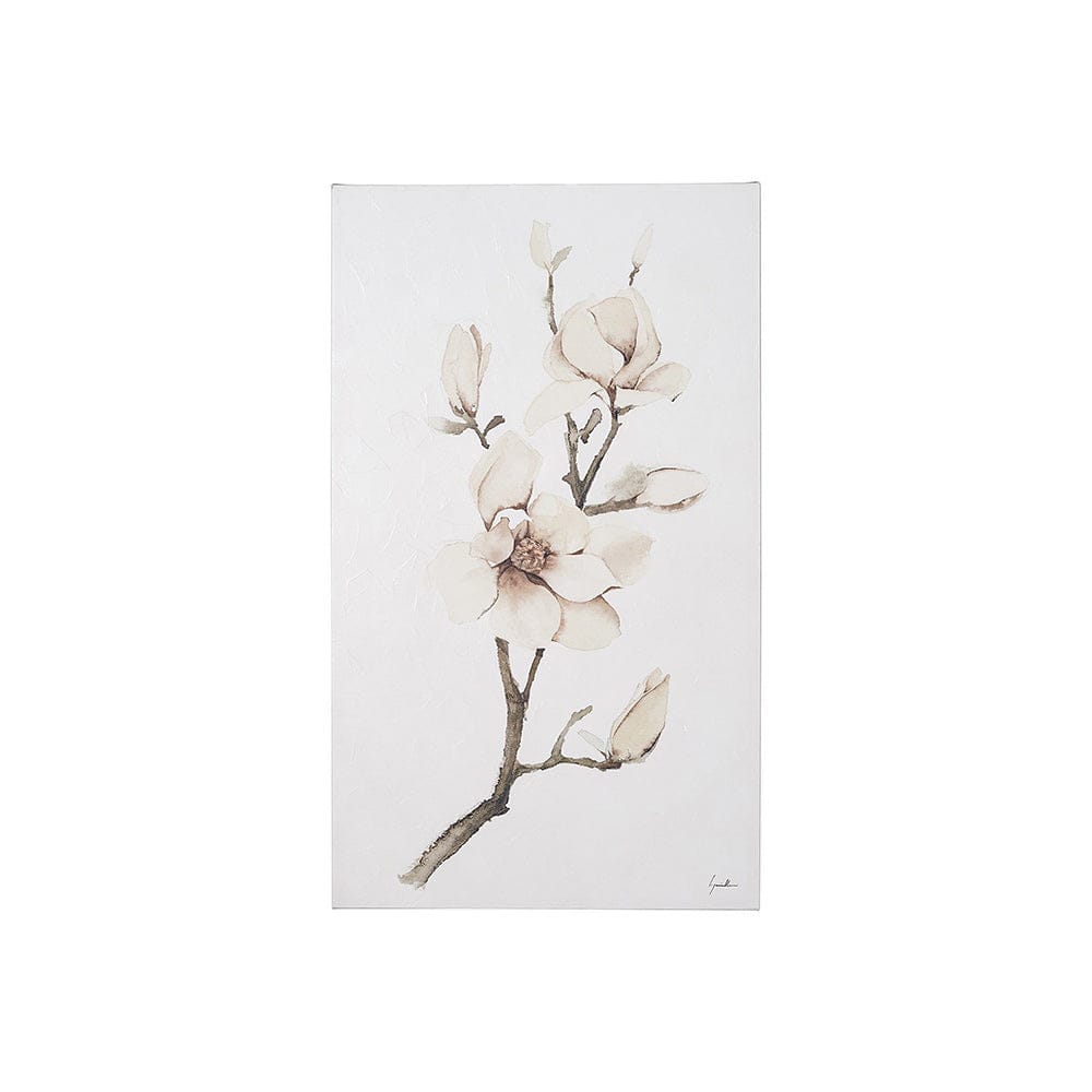 Mercana - Magnolia III by Gabrielle Campbell a Hand Embellished Textured Canvas - 101622-S view 1