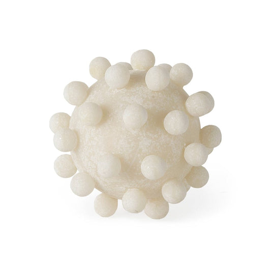 Mercana - Malo 4.7L x 4.7W x 4.7H Cream Resin Small Sphere Decorative Object - 69539 view 1
