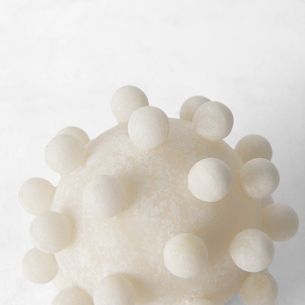 Mercana - Malo 4.7L x 4.7W x 4.7H Cream Resin Small Sphere Decorative Object - 69539 view 4