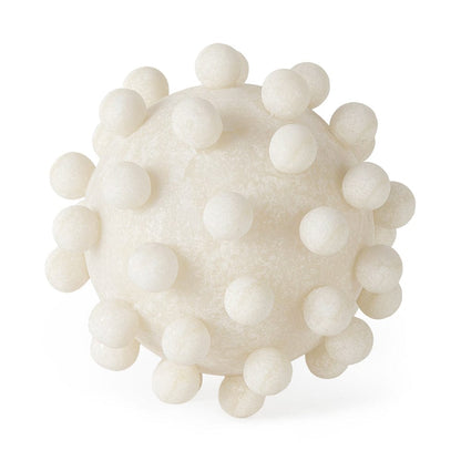 Mercana - Malo 5.9L x 5.9W x 5.9H Cream Resin Large Sphere Decorative Object - 69540 view 1