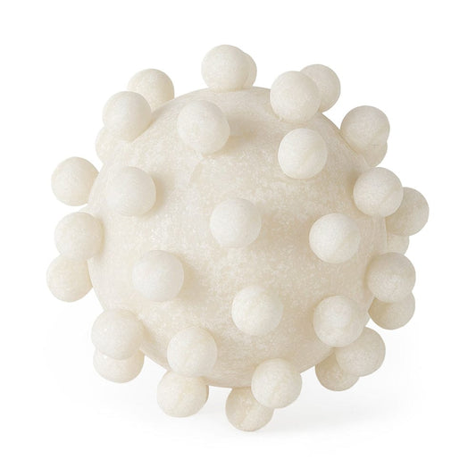 Mercana - Malo 5.9L x 5.9W x 5.9H Cream Resin Large Sphere Decorative Object - 69540 view 1