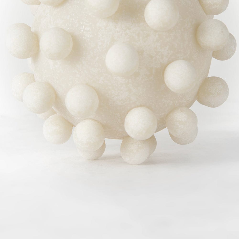 Mercana - Malo 5.9L x 5.9W x 5.9H Cream Resin Large Sphere Decorative Object - 69540 view 5