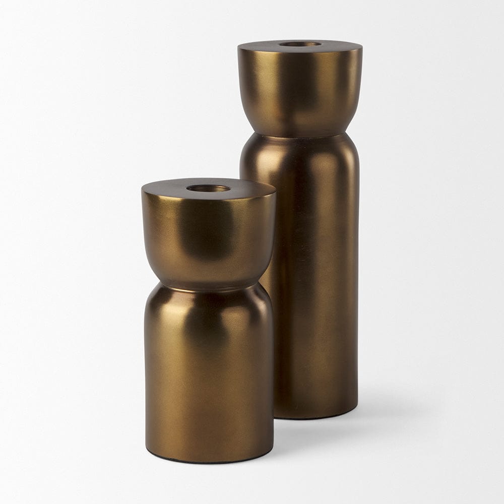 Mercana - Malta Aluminum Candle Holder Small - 69868 view 7