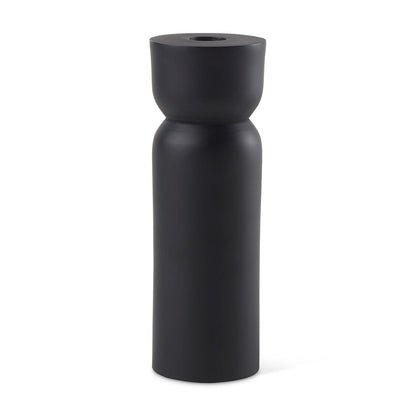 Mercana - Malta Black Large Metal Candle Holder - 70060 view 1