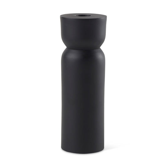 Mercana - Malta Black Large Metal Candle Holder - 70060 view 1