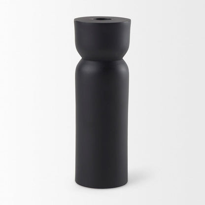 Mercana - Malta Black Large Metal Candle Holder - 70060 view 2