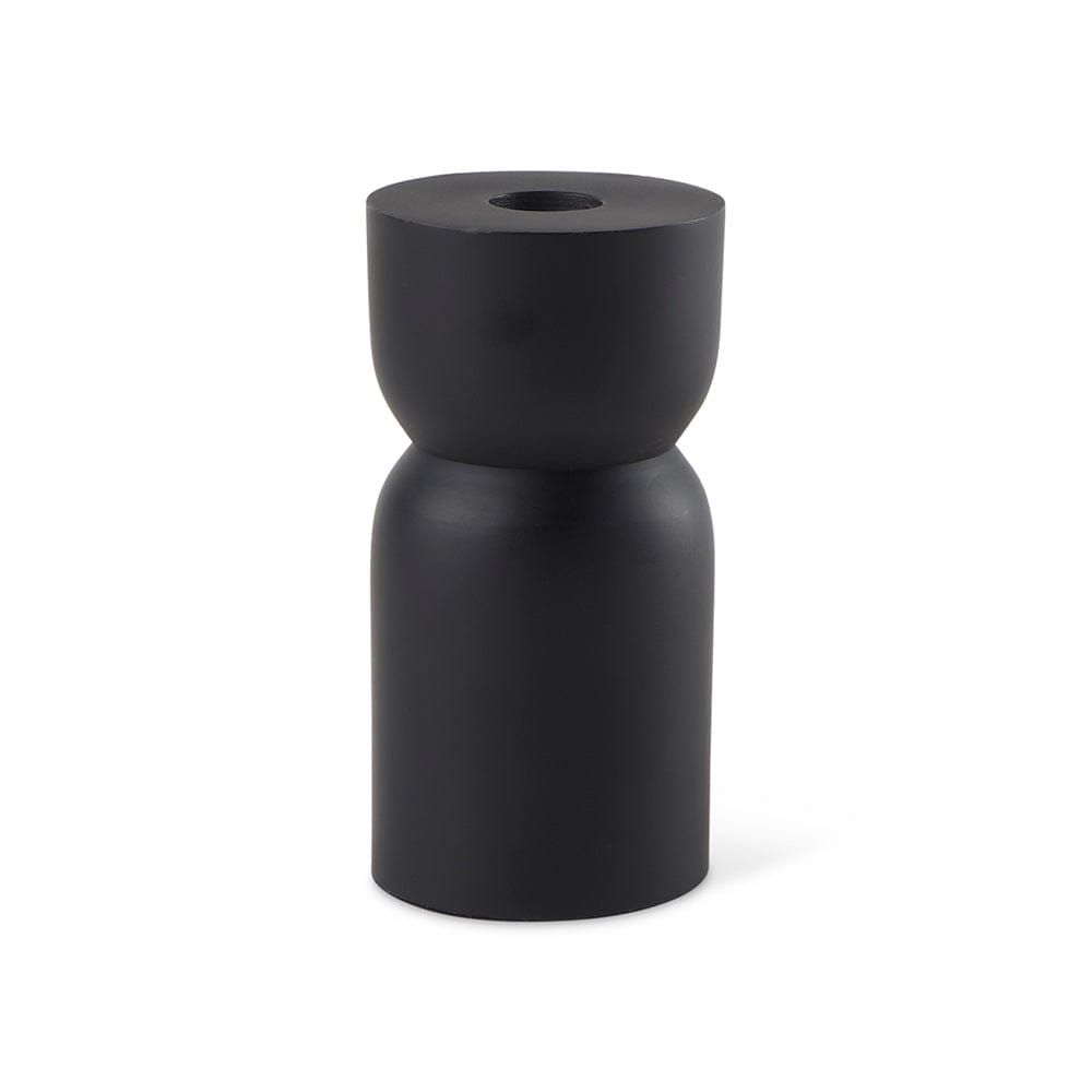 Mercana - Malta Small Black Metal Candle Holder - 70059 view 1