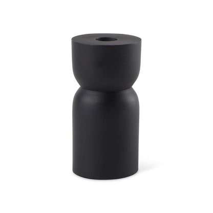 Mercana - Malta Small Black Metal Candle Holder - 70059 view 1