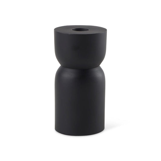 Mercana - Malta Small Black Metal Candle Holder - 70059 view 1