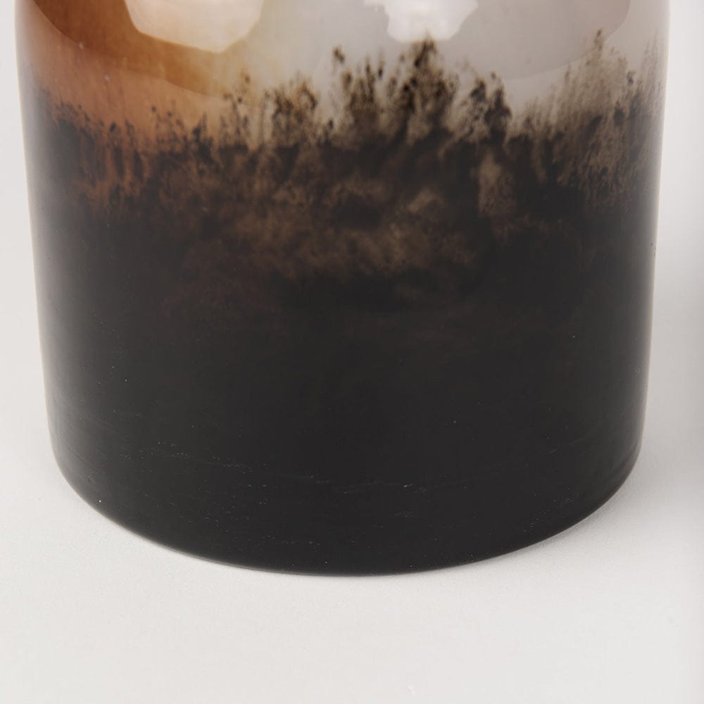 Mercana - Marans Short Amber Multi-Color Glass Vase - 70353 view 8