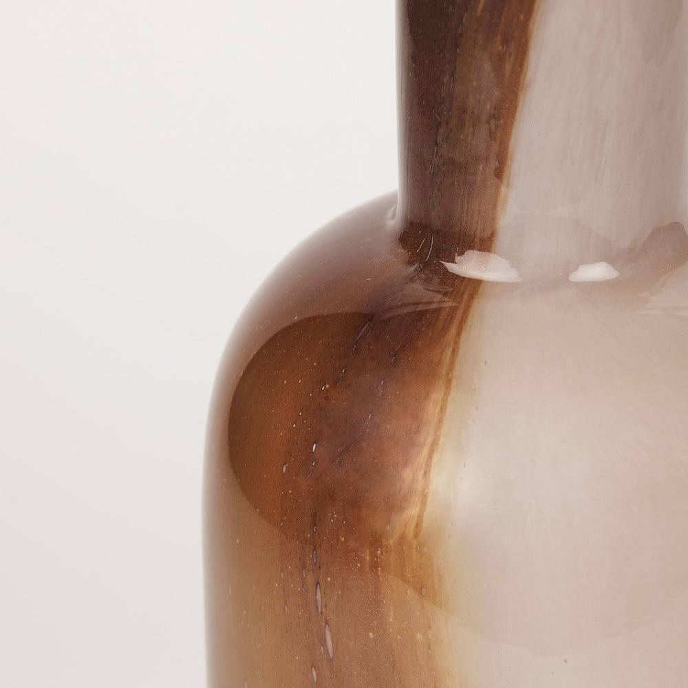 Mercana - Marans Tall Amber Multi-Color Glass Vase - 70354 view 6
