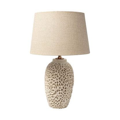 Mercana - Mariam 26"H Beige Coral-Inspired Base Table Lamp - 68971 view 1