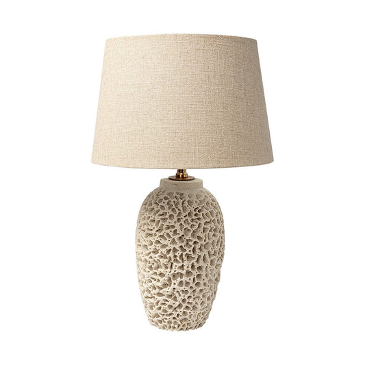 Mercana - Mariam 26"H Beige Coral-Inspired Base Table Lamp - 68971 view 1