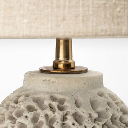 Mercana - Mariam 26"H Beige Coral-Inspired Base Table Lamp - 68971 view 3