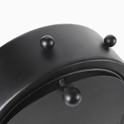Mercana - Marian 7.5L x 5.7W x 13.0H Black Studded Table Clock - 69483 view 8