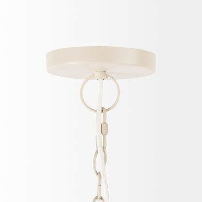 Mercana - Marimba 40 L x 40 W x 24 H Natural Cane 6 Tier Chandelier - 69240 view 2