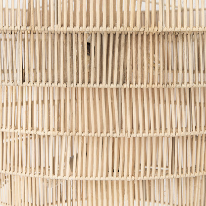 Mercana - Marimba 40 L x 40 W x 24 H Natural Cane 6 Tier Chandelier - 69240 view 5