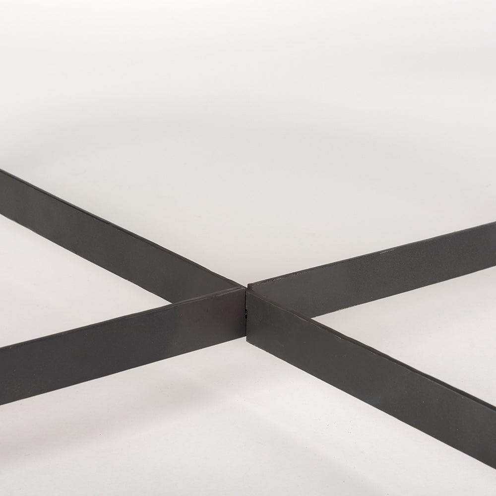 Mercana - Marquisa Medium Brown Wood W/Black Metal Large Coffee Table - 70062 view 7