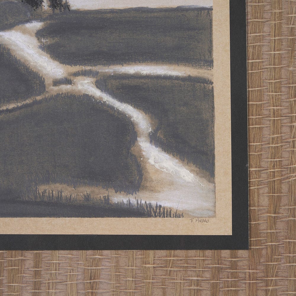 Mercana - Marshland Shadows by Mercana Studio a Hand Embellished Framed Art Print Matted under Glas (Set of 2) - 15634 view 6