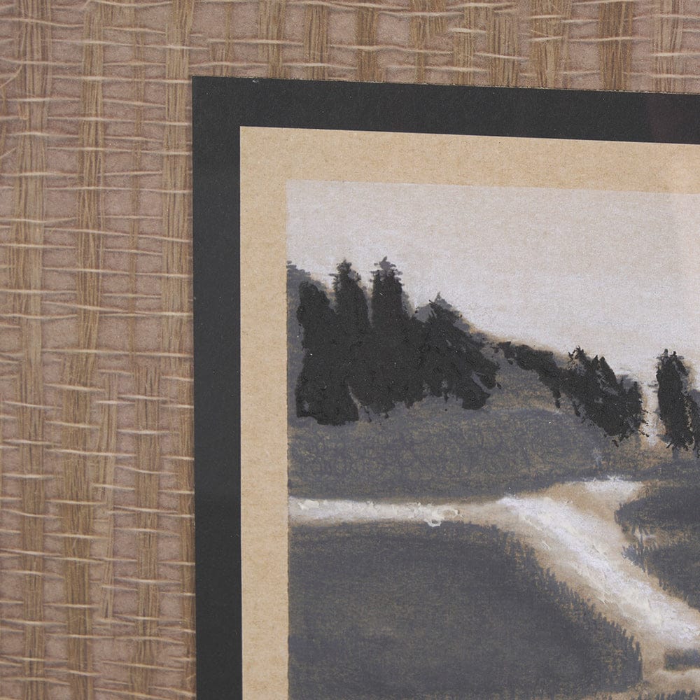 Mercana - Marshland Shadows by Mercana Studio a Hand Embellished Framed Art Print Matted under Glas (Set of 2) - 15634 view 7