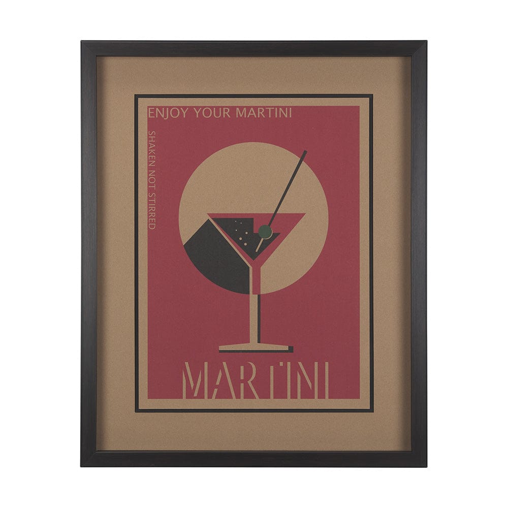 Mercana - Martini by Simeng a Framed Art Print Matted under Glass - 14187 view 1