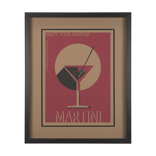 Mercana - Martini by Simeng a Framed Art Print Matted under Glass - 14187 view 1